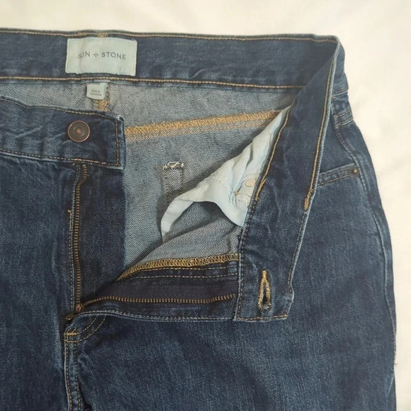 Sun+ Stone Men's Edgar Slim Fit Jeans, Color River Wash Size 34 - Picture 11 of 15